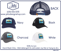 Unisex Embroidered Lake Time Patch C.C. Trucker Ball Cap