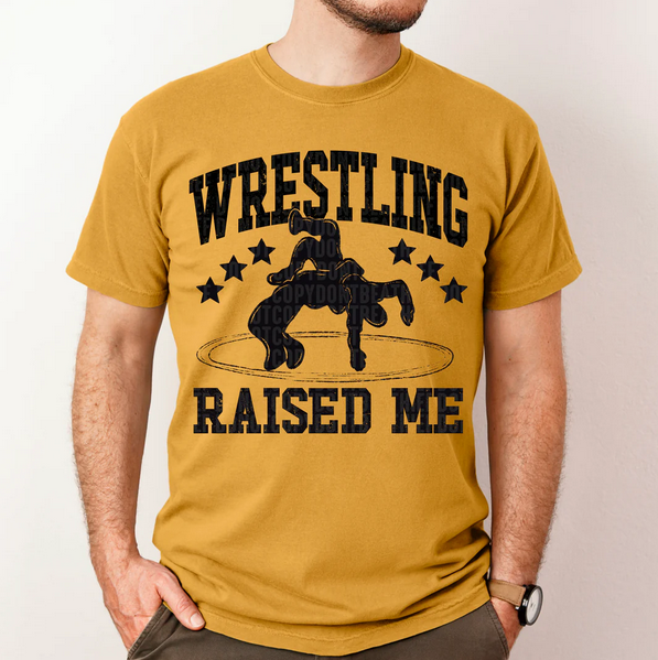 Wrestling Raised Me (Black)