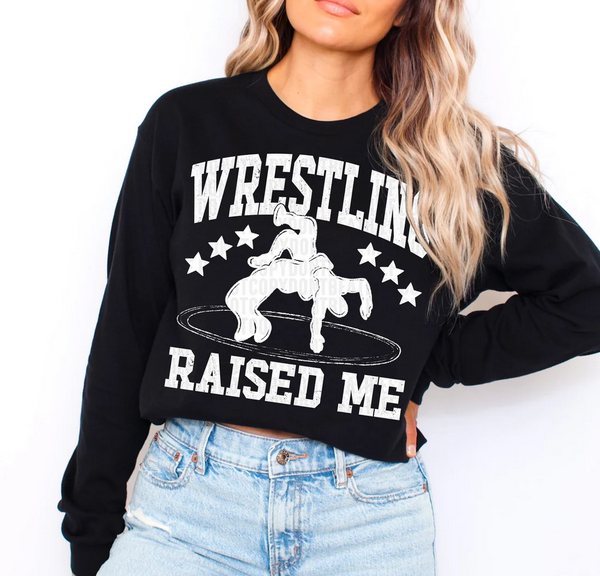 Wrestling Raised Me (White)