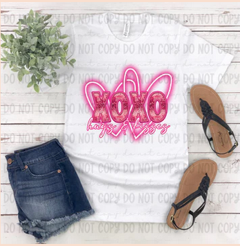 XOXO (Faux Sequin Neon)